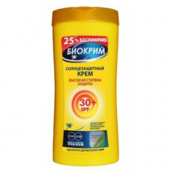 Крем солнцезащитный, Биокрим 160 мл SPF 30+