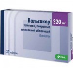 Вальсакор, табл. п/о пленочной 320 мг №28