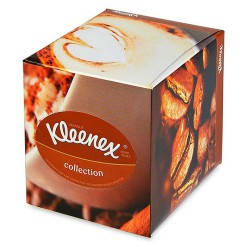 Салфетки, Kleenex (Клинекс) 100 шт Коллекшн куб коробка