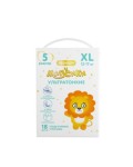 Подгузники-трусики, Мапсики 12-17 кг р. XL (5) 18 шт премиум ультратонкие