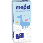 Пеленки впитывающие детские, Mepsi (Мепси) р. 60смх90см 10 шт