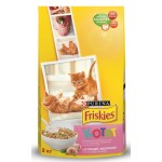 Сухой корм, Friskies (Фрискис) 2 кг для котят с курицей молоком и овощами